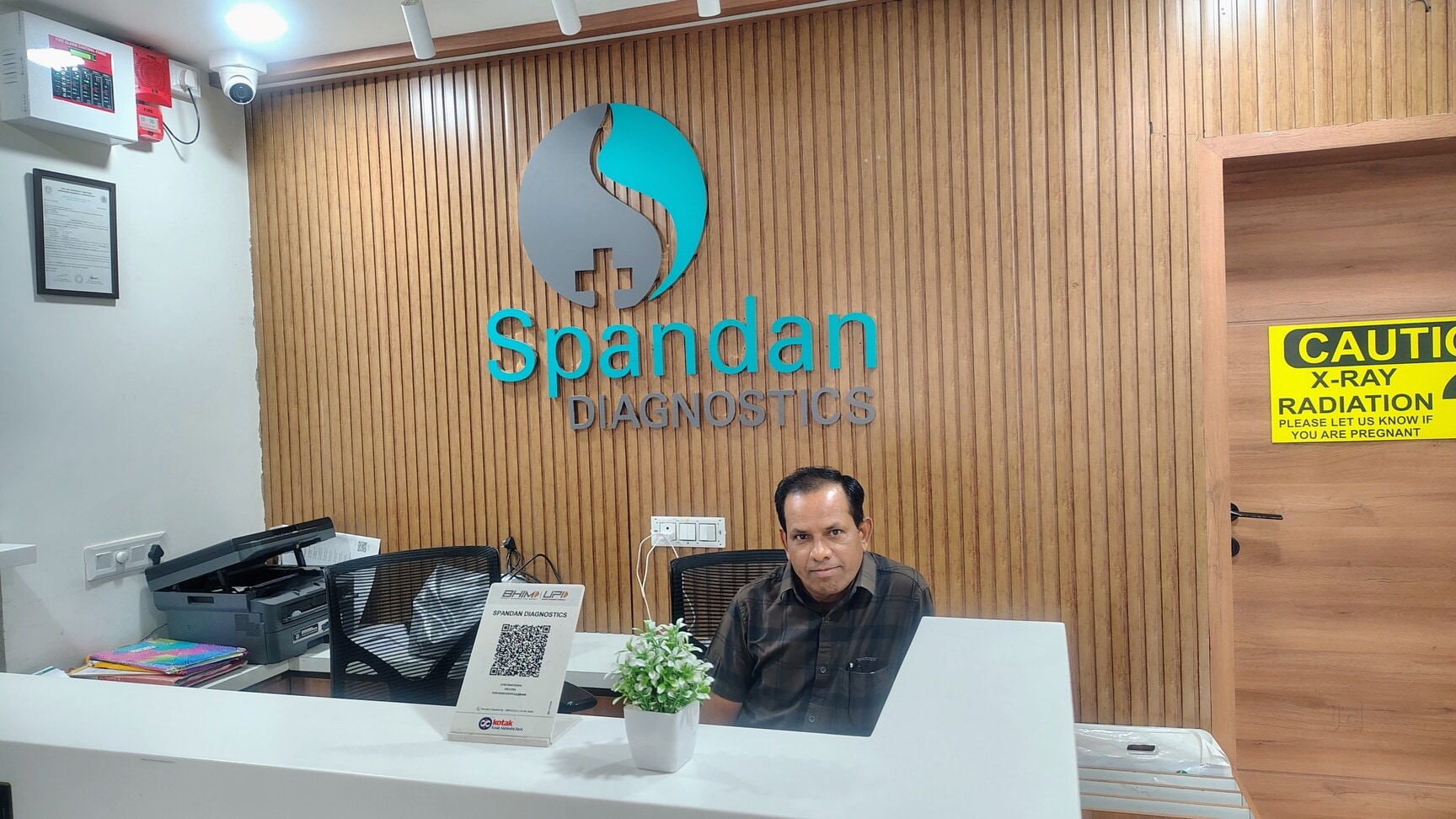Reception at Spandan Diagnostics, Maninagar